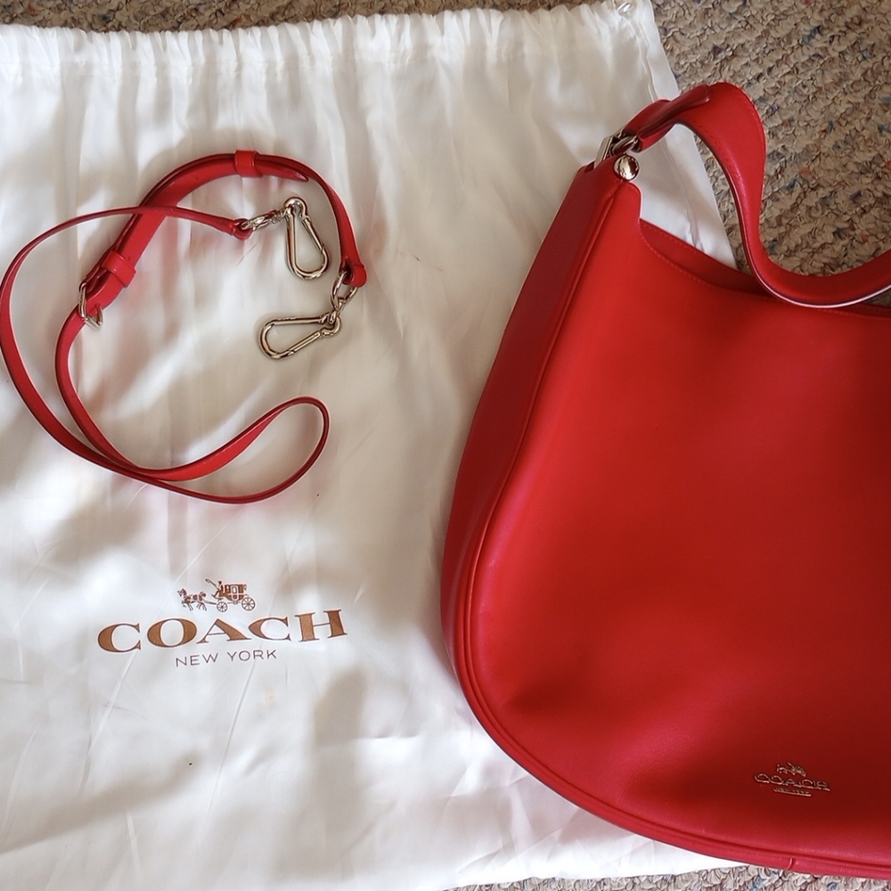 Coach leather bag
